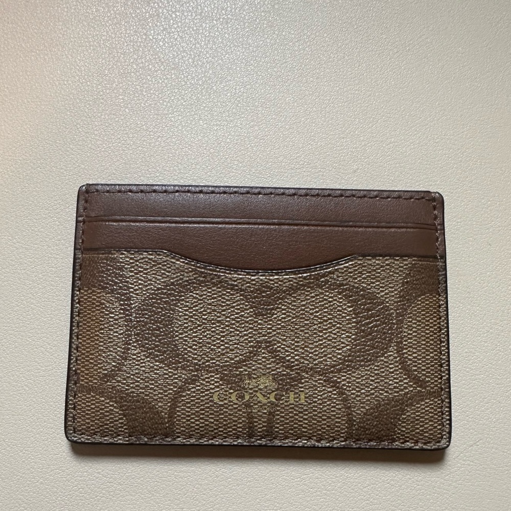 Coach card case